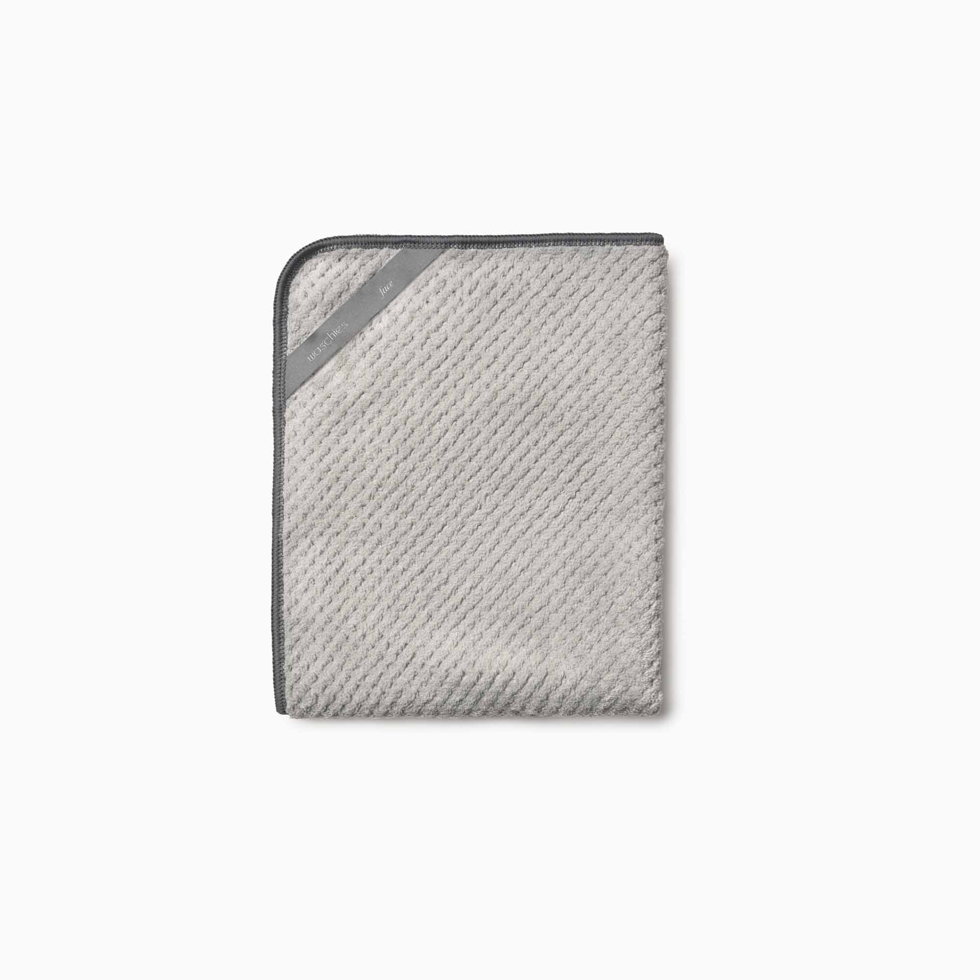 Mikrofaser Gesichts-Handtuch – 2er Set – Dark Grey & Dove Grey
