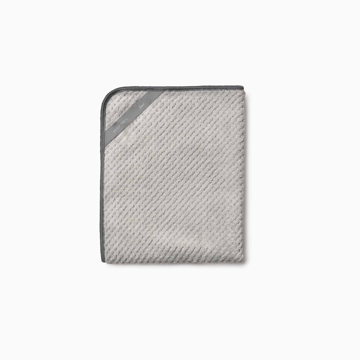 Mikrofaser Gesichts-Handtuch – 2er Set – Dark Grey &amp; Dove Grey